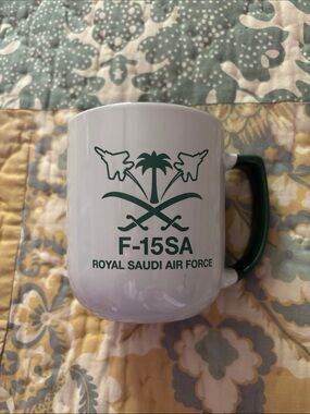 F-15SA Royal Saudi Air Force White Ceramic Mug